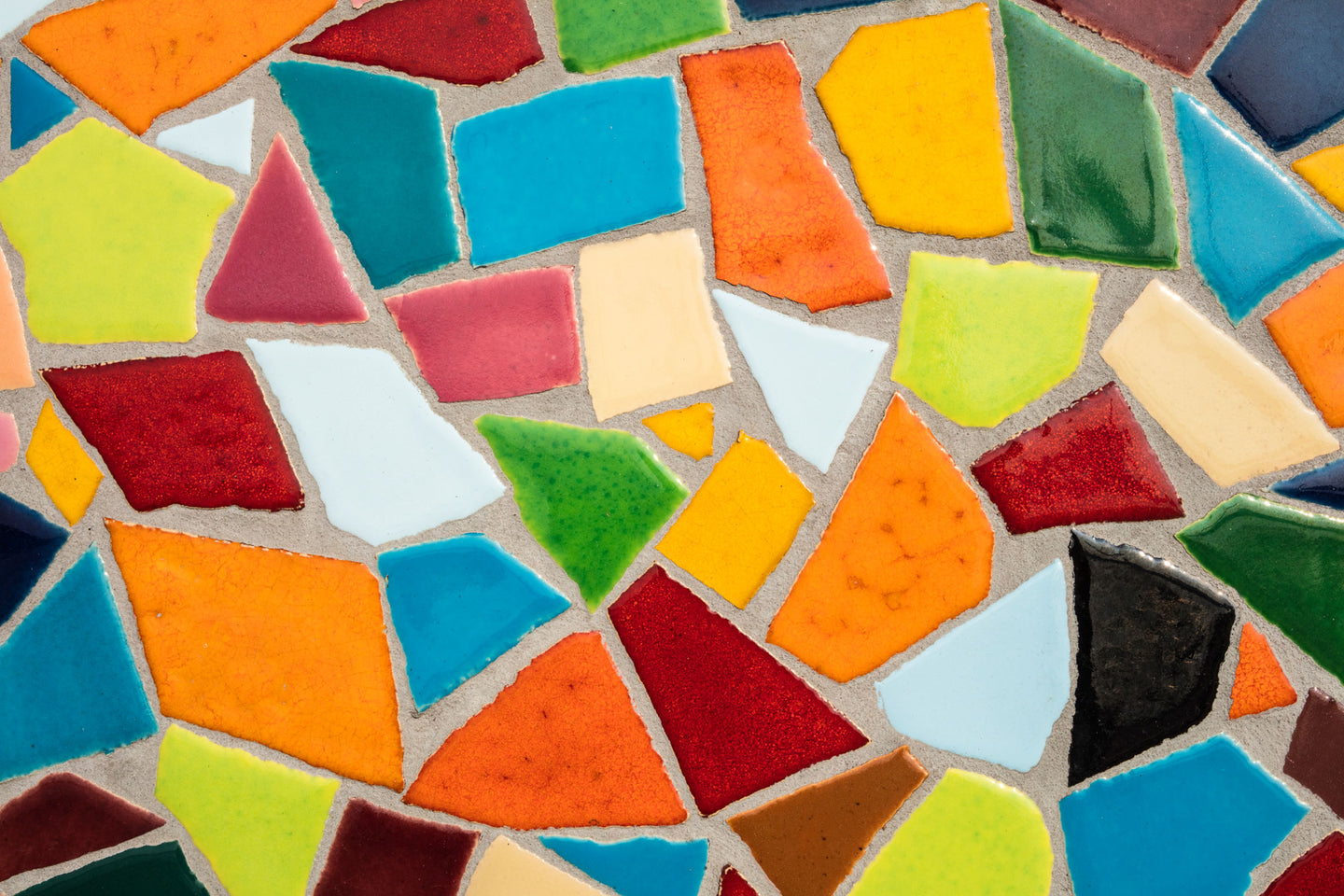 Stained Glass Mosaic Pieces